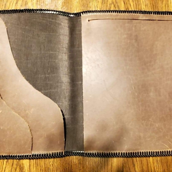Handmade and stitched portfolio or notebook cover - Picture 2 of 2